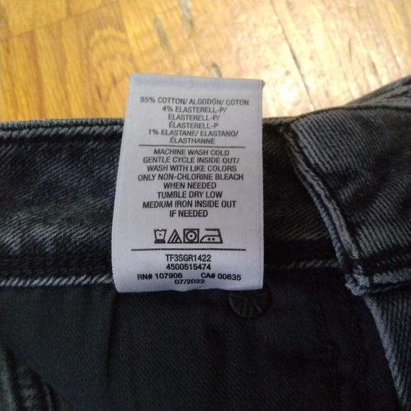 NWT Ladies Grey Gray Mid-Rise Skinny Collin Hudson Jeans Pants 24 (US 0) - Picture 8 of 16